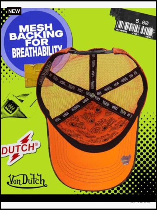 Retro Snapback Trucker Cap - Adjustable Mesh Back, Curved Bill, Unisex main image 4